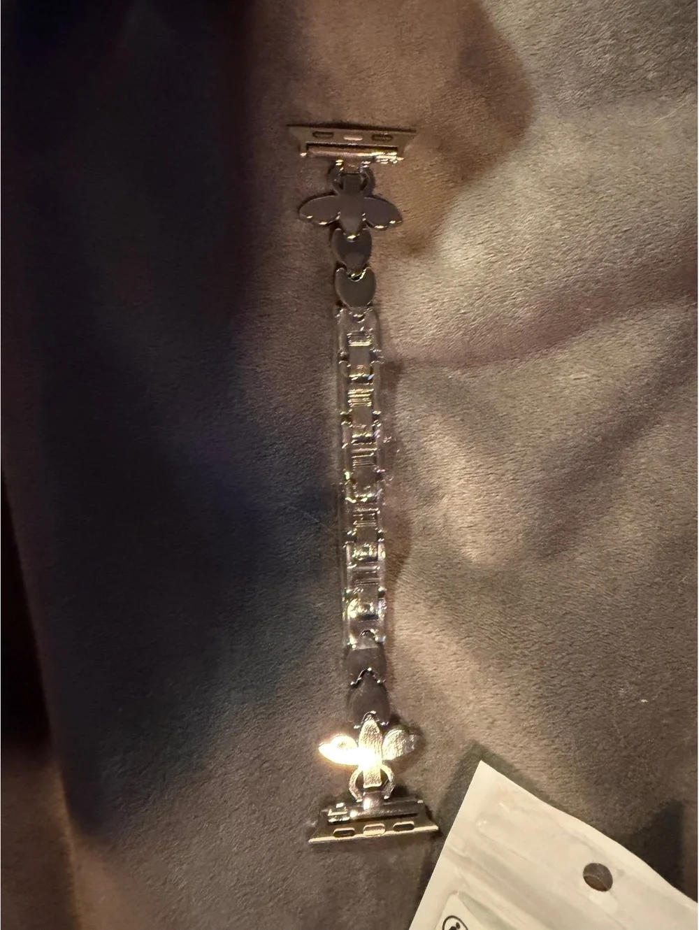 Silver Bee Charm Apple Watch Ban